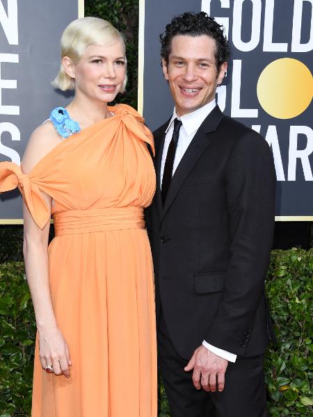 Michelle Williams com o marido, Thomas Kail - Jon Kopaloff/Getty Images