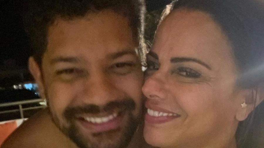 Viviane Araújo e o namorado, o empresário Guilherme Militão - Reprodução/Instagram