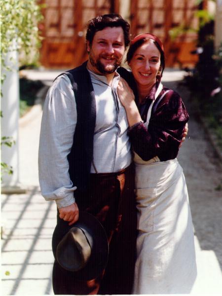 Bartolo (Antônio Calloni) e Leonora (Lu Grimaldi) - Divulgação/Globo - Divulgação/Globo