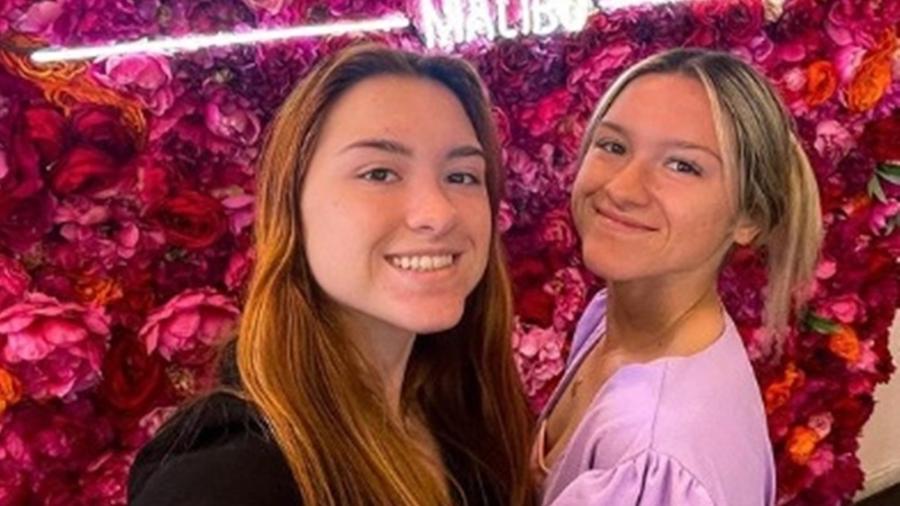 Marina e Sofia Liberato, filhas gêmeas de Gugu e Rose Miriam  - Reprodução/Instagram