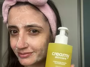 Testamos o limpador facial da Creamy: 'foi minha salvação no tempo seco'