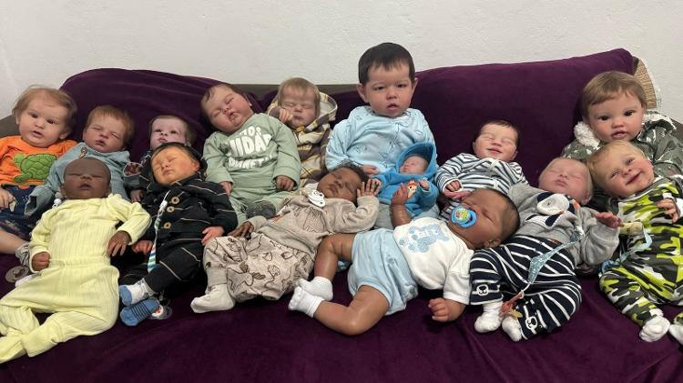A coleção de bebês reborn de Elaine A coleção de bebês reborn de Elaine
