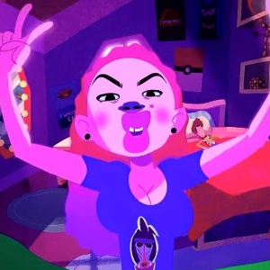 A personagem Any Malu, a primeira vlogger em desenho animado do Brasil - Divulgação