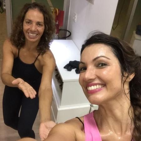 Pós-aula: a professora posa ao lado de Patrícia Poeta - Reprodução/Instagram/@patriciapoeta - Reprodução/Instagram/@patriciapoeta
