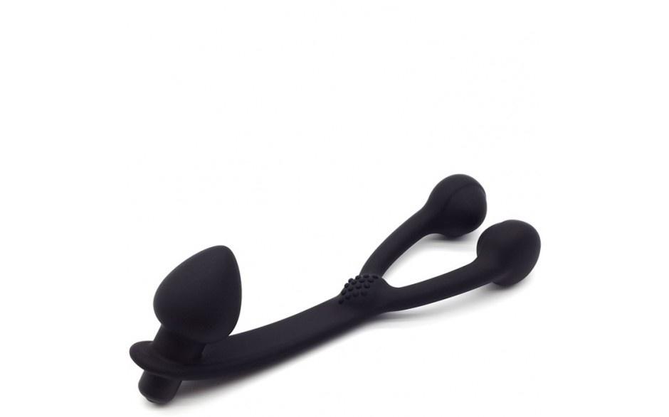 Plug anal com estimulador para o clitóris e vibração, da Erotic Point. R$ 152 na Love Toys - Divulgação