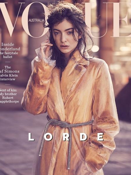 Lorde é a capa da Vogue australiana - Divulgação