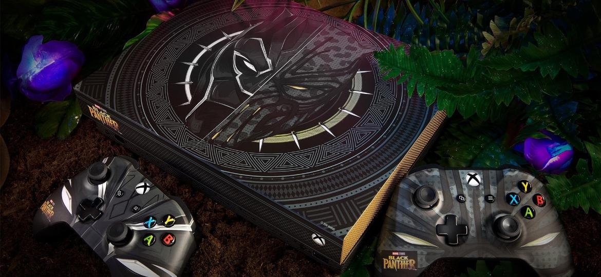 Xbox One X - Edição Pantera Negra - Divulgação/Microsoft