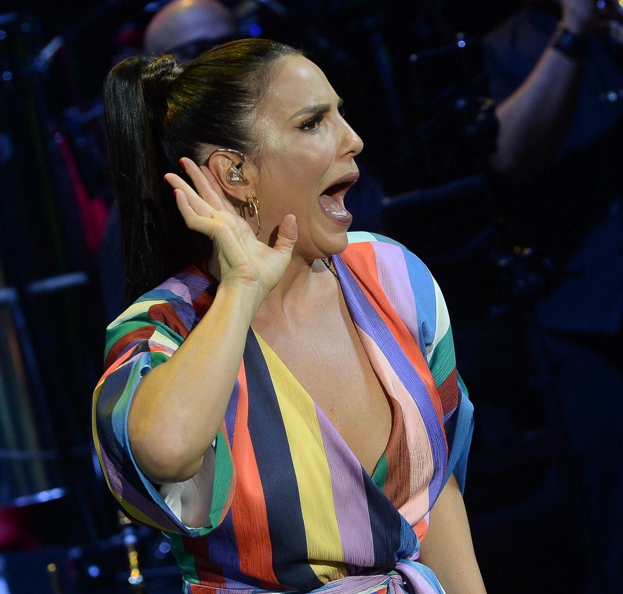 Ivete Sangalo e Gilberto Gil em inauguração de novo espaço no Allianz Parque, em São Paulo - Francisco Cepeda/AgNews