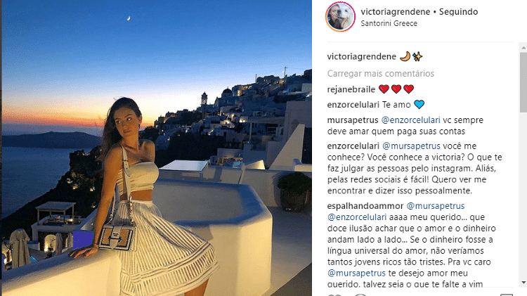 Enzo Celulari discute com seguidor - Reprodução/Instagram - Reprodução/Instagram