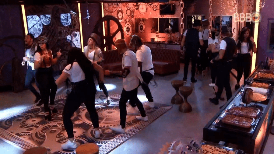 Brothers dançam em festa O Tempo Não Para  - Reprodução/GloboPlay