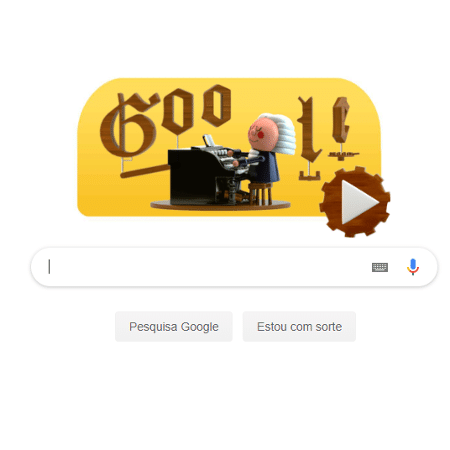 Doodle de Bach no Google - Reprodução