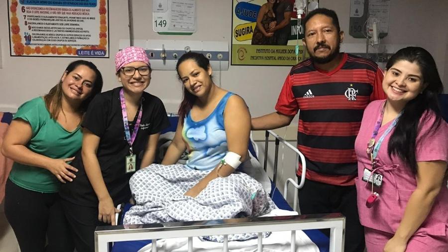 Família se comoveu com o gesto feito pela maternidade para amenizar dor após perda do bebê - Arquivo Pessoal