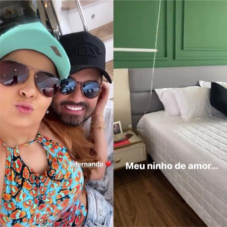 Maiara exibe seu quarto e o de Fernando Zor em Balneário Camboriú - Reprodução / Instagram