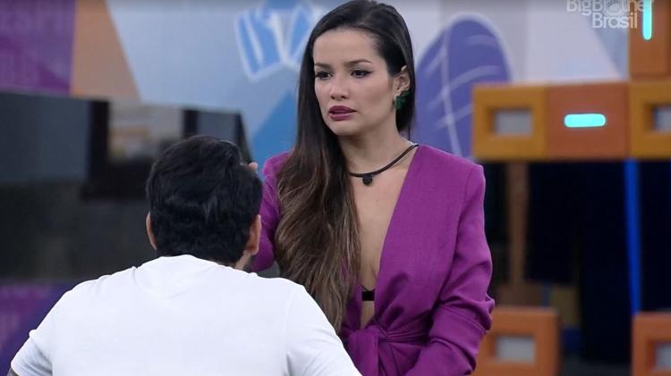 BBB 21: Juliette e Rodolffo conversam em noite de eliminação - Reprodução/ Globoplay - Reprodução/ Globoplay
