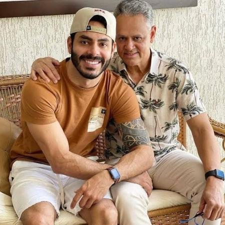 BBB 21: Rodolffo e seu pai em foto publicada nas redes sociais - Reprodução/Instagram - Reprodução/Instagram