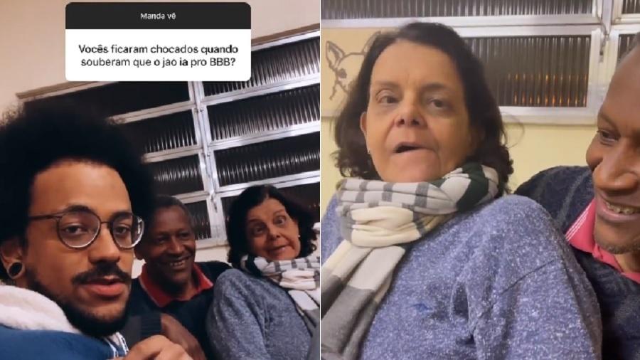 BBB 21: Mãe de João Luiz diz que foi um choque ver o filho ir ao reality - Reprodução/Instagram