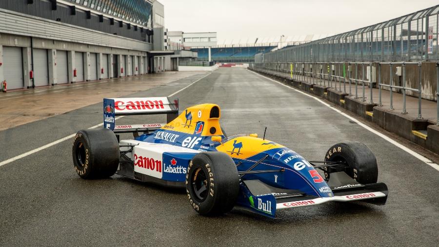 Williams FW14 (1991) de Nigel Mansell - Divulgação