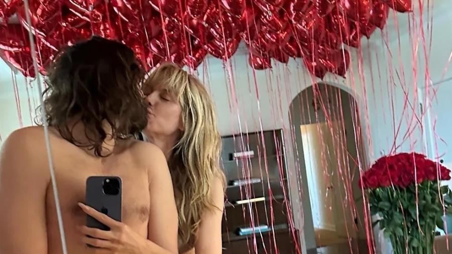 Heidi Klum e Tom Kaulitz acabam de completar o quarto ano de casados - Reprodução/Instagram