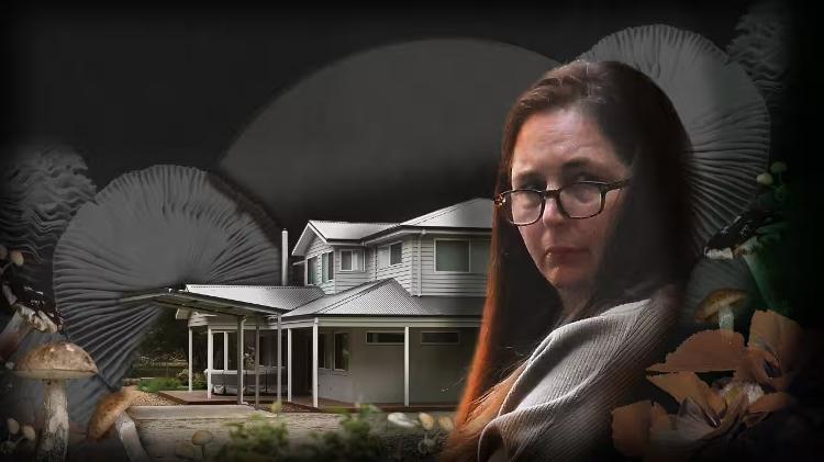 Erin Patterson vem sendo conhecida como a 'assassina dos cogumelos' e o caso tem enorme repercussão em programas como o da rede SBS News (imagem) Erin Patterson vem sendo conhecida como a 'assassina dos cogumelos' e o caso tem enorme repercussão em programas como o da rede SBS News (imagem)