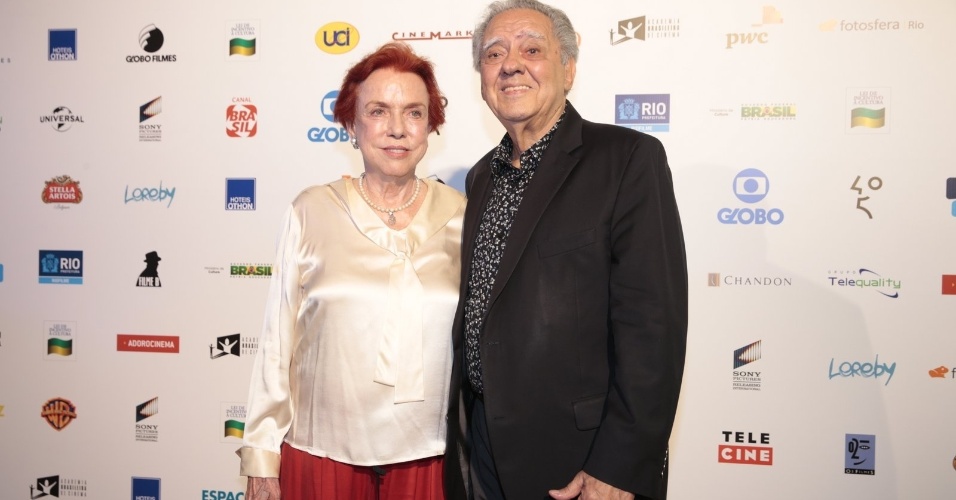 1.set.2015-  Lucy Barreto e Luiz Carlos Barreto prestigiam a 14ª edição do Grande Prêmio do Cinema Brasileiro