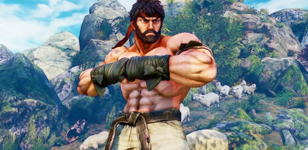 Visual alternativo de Ryu já estava disponível para quem fez a pré-venda do jogo - Divulgação