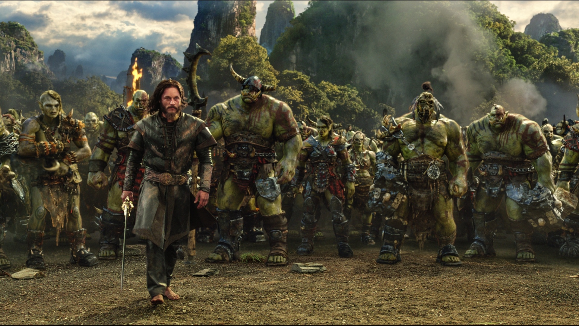 Cena do filme "Warcraft - O Primeiro Encontro de Dois Mundos" - Divulgação