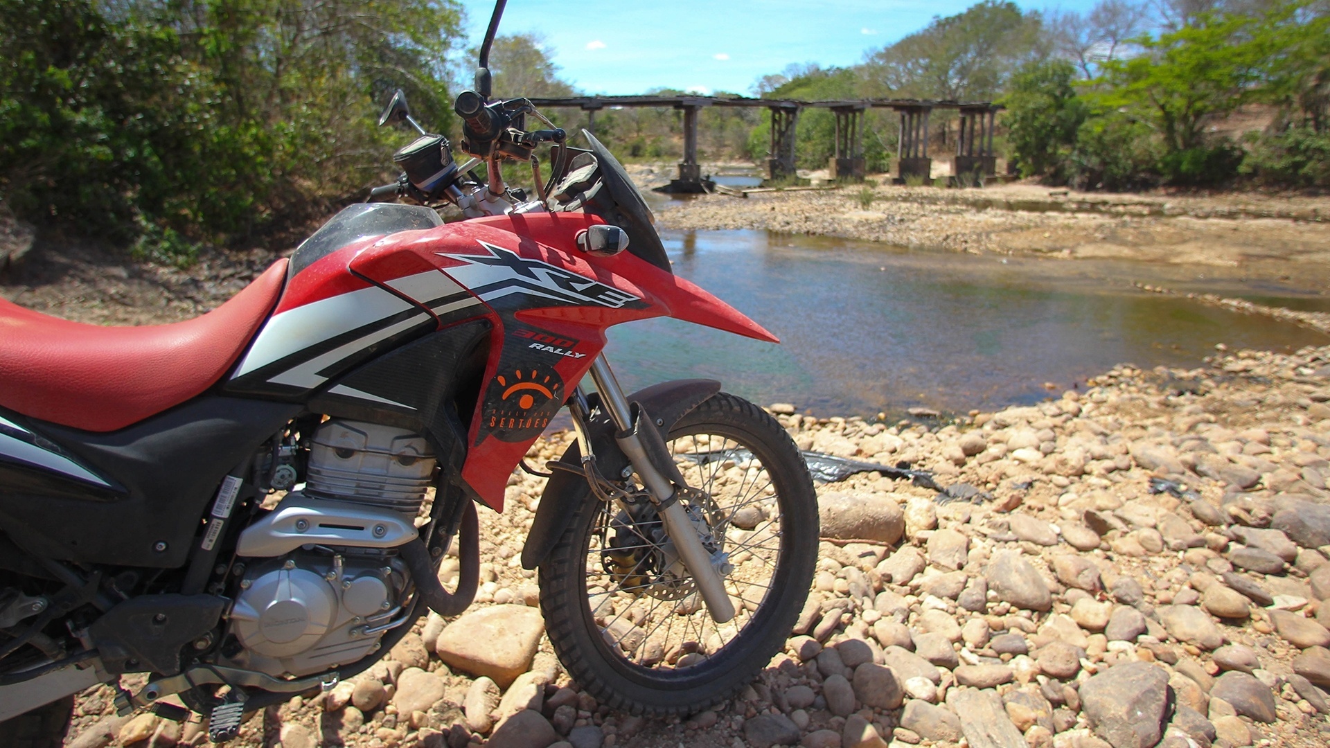 Honda XRE 300 no Rally dos Sertões 2016 - Idário Araújo/Vipcomm
