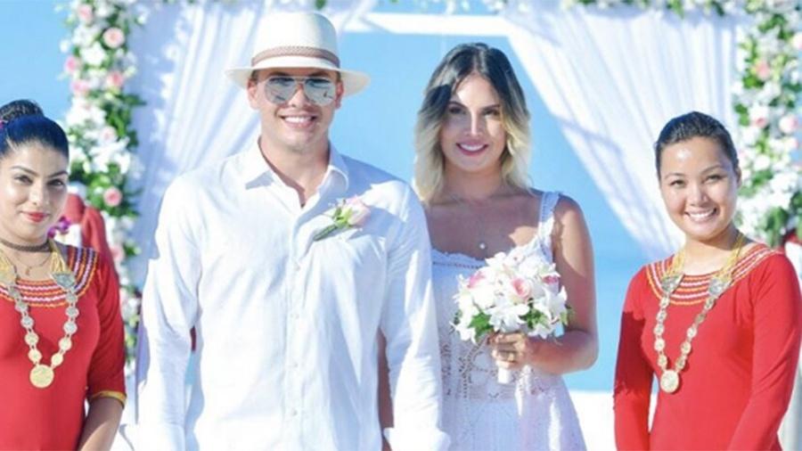Wesley Safadão renova votos de casamento com Thyane Dantas - Reprodução/Instagram