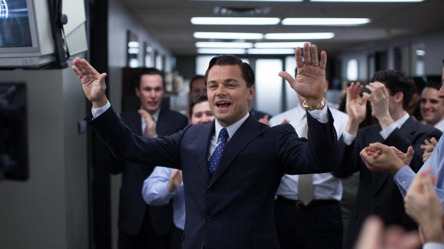 Leonardo DiCaprio em cena do filme "O Lobo de Wall Street" - Divulgação