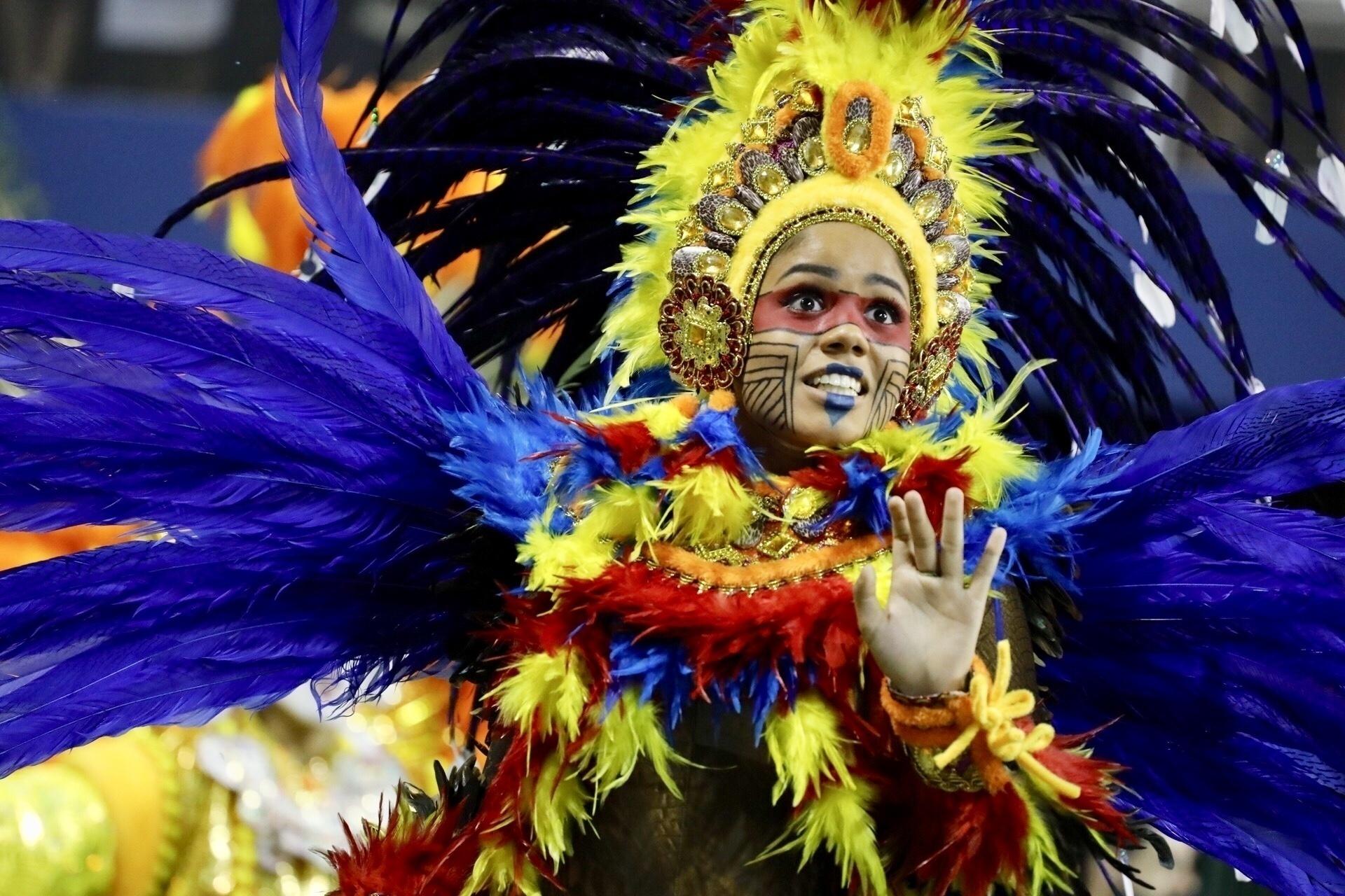 Desfile da Acadêmicos do Tatuapé no Carnaval 2018 - Simon Plestenjak/UOL