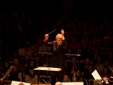 A maestrina norte-americana Marin Alsop - Alessandra Fratus/Divulgação