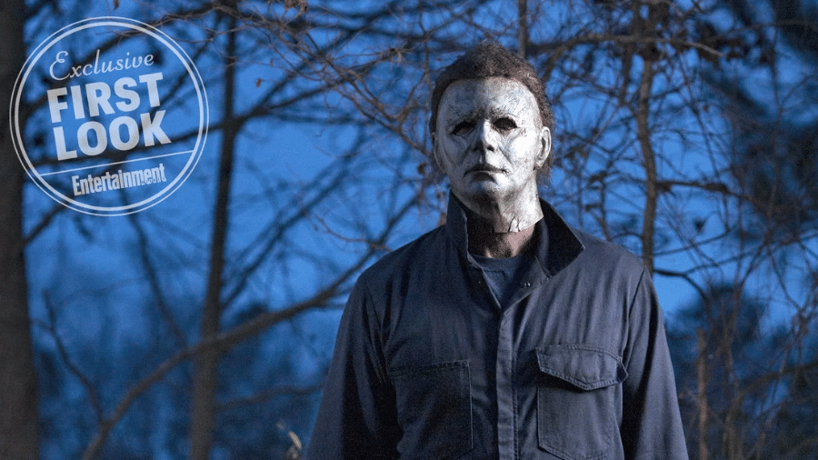 Michael Myers em foto oficial do novo "Halloween" - Reprodução/Entertainment Weekly