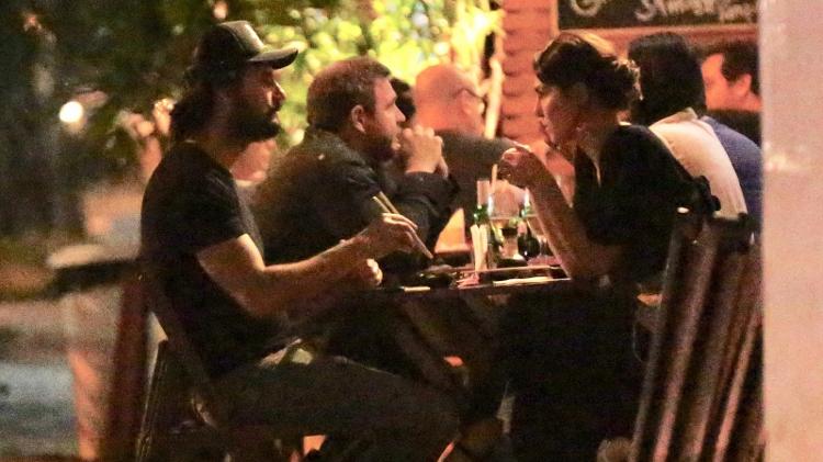 Rodrigo Santoro e Mel Fronckowiak jantam no Rio de Janeiro - Thiago Martins/AgNews - Thiago Martins/AgNews