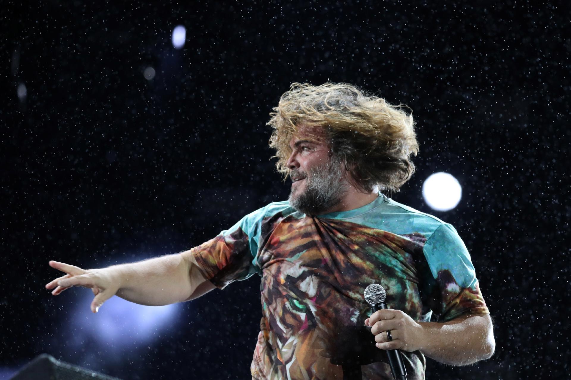 Tenacious D se apresenta no palco Mundo do Rock in Rio 2019 - Pilar Olivares/Reuters