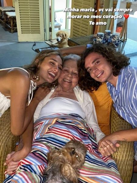Sasha se despede de Maria, segunda mãe de Xuxa e babá dela - Reprodução/Instagram