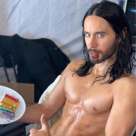 Jared Leto comemora 50 anos com foto sem camisa - Reprodução/Instagram