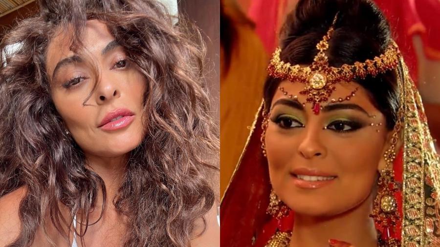 Juliana Paes celebra 'Caminho das Índias'