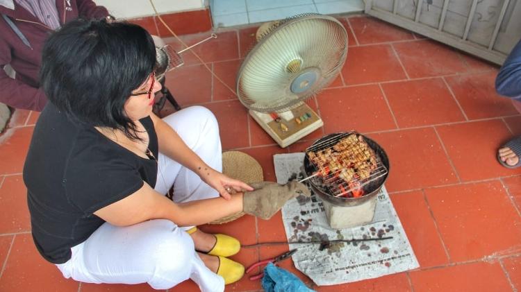 Dani Borges na casa da família que ensinou comida vietnamita - Dani Borges - Dani Borges