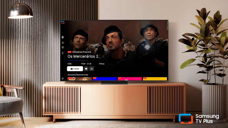 Samsung TV Plus: opções de filmes como 'Mercenários 2', totalmente de graça