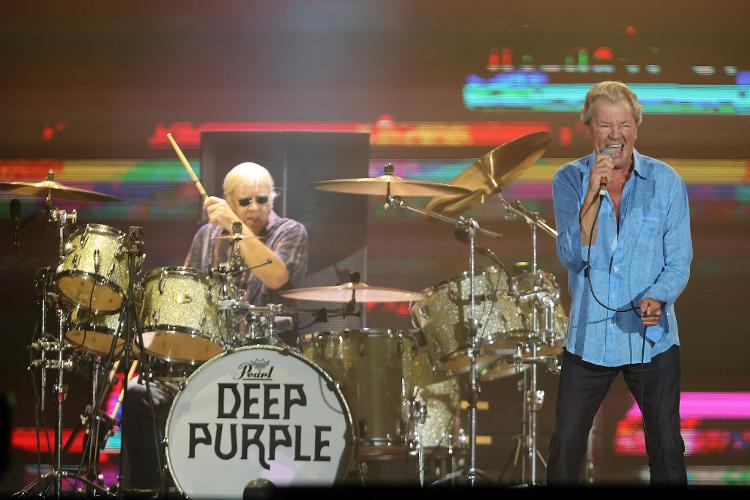 15.set.2024 - Deep Purple se apresenta Palco Sunset na terceira noite do festival Rock In Rio 