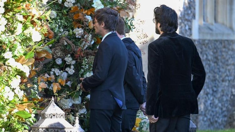 Louis Tomlinson e Zayn Malik no funeral de Liam Payne