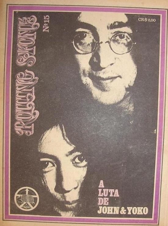 John Lennon e Yoko Ono na 15 - Reprodução