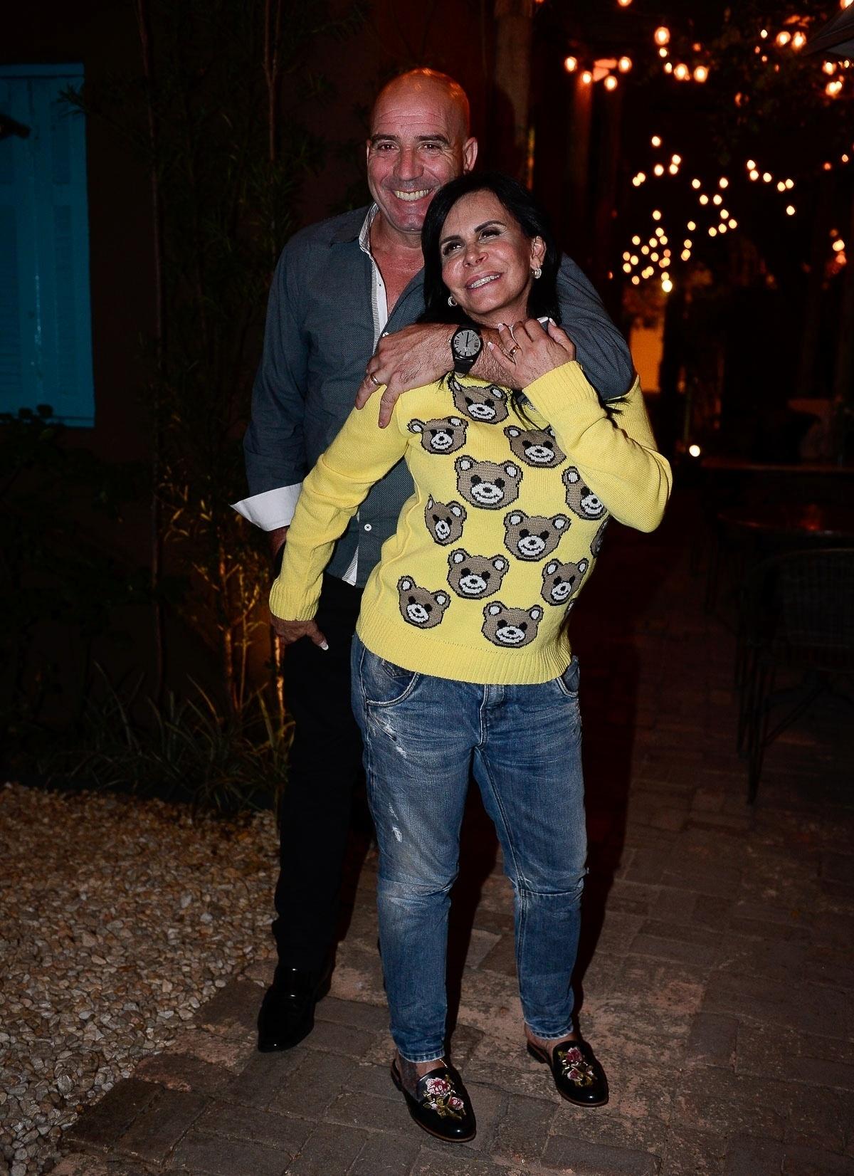 Gretchen com o marido, Carlos - Francisco Cepeda/AgNews