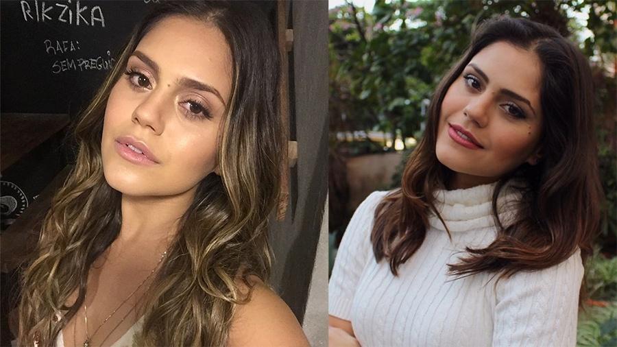 A atriz Jessika Alves antes e depois da mudança no visual - Divulgação