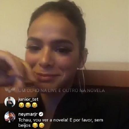 Neymar "proíbe" beijos de Bruna Marquezine em "Deus Salve o Rei" - Reprodução/Instagram - Reprodução/Instagram