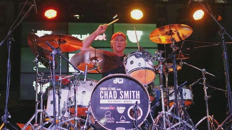Chad Smith toca - Pamela Martins/Divulgação - Pamela Martins/Divulgação