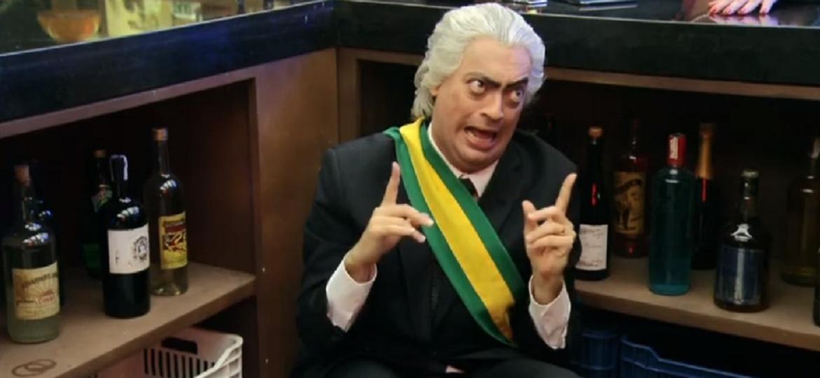 O humorístico "Zorra", da Globo, exibiu neste sábado (6) uma sátira sobre a impopularidade do presidente da República, Michel Temer - Reprodução/TV Globo