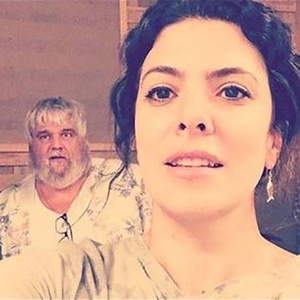 Paula com Miranda - Reprodução Instagram Paula Santisteban - Reprodução Instagram Paula Santisteban