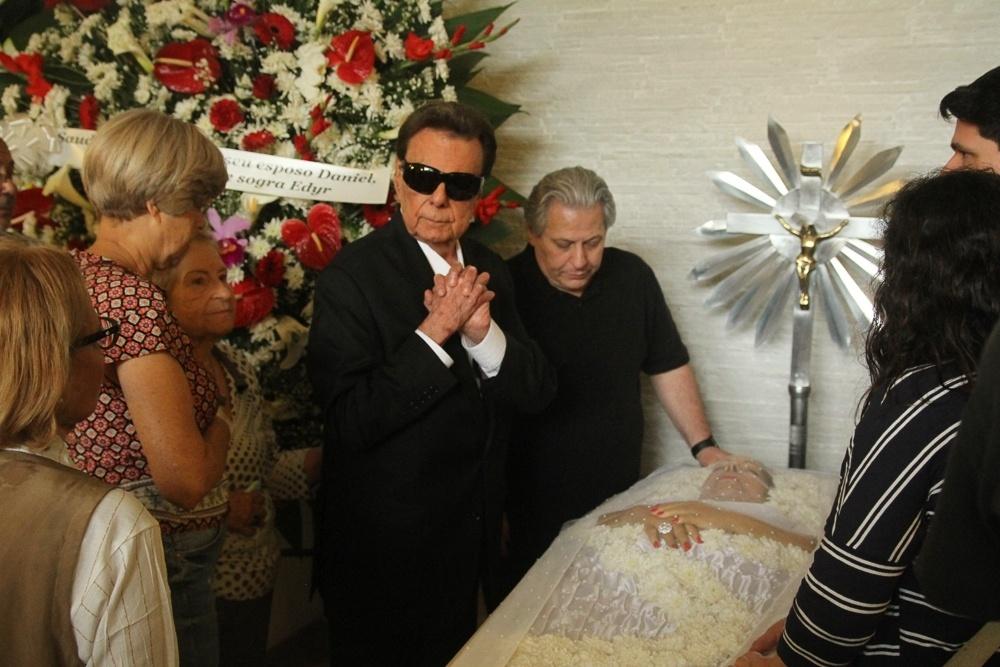 Agnaldo Rayol e o viúvo Daniel D'Angelo - Amauri Nehn/Brazil News