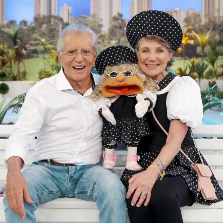 Carlos Alberto de Nóbrega e Sylvia Massari - Lourival Ribeiro/SBT - Lourival Ribeiro/SBT